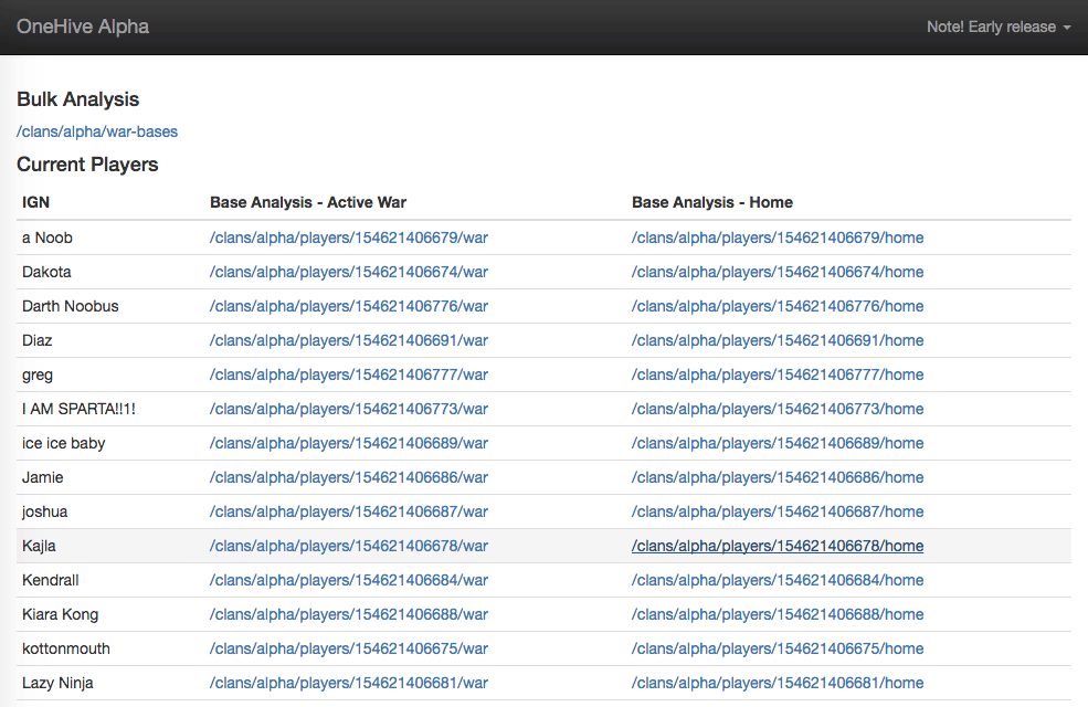 Clan Home Clan Homepage